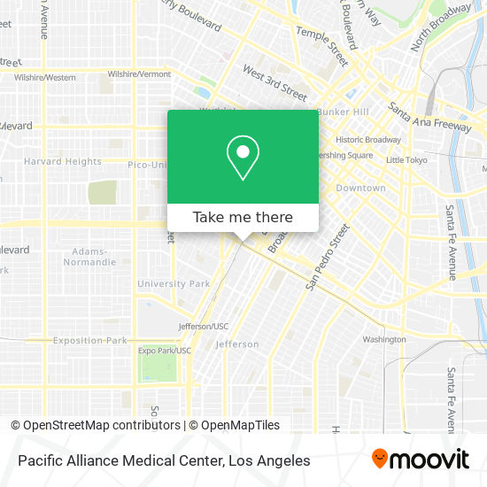 Pacific Alliance Medical Center map