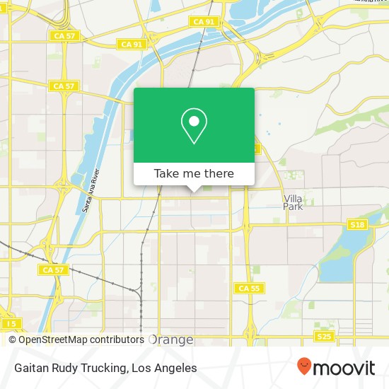 Gaitan Rudy Trucking map