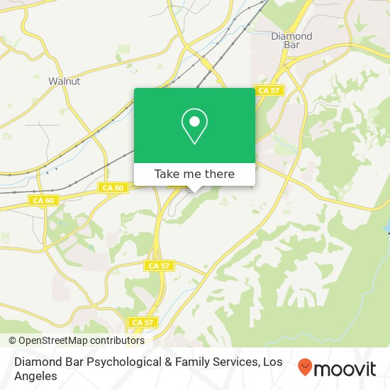 Mapa de Diamond Bar Psychological & Family Services