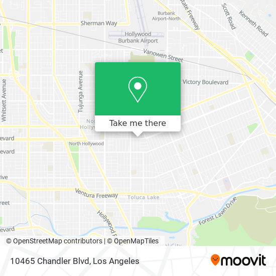 10465 Chandler Blvd map