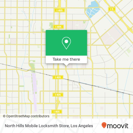 North Hills Mobile Locksmith Store map