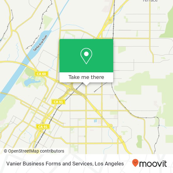 Mapa de Vanier Business Forms and Services