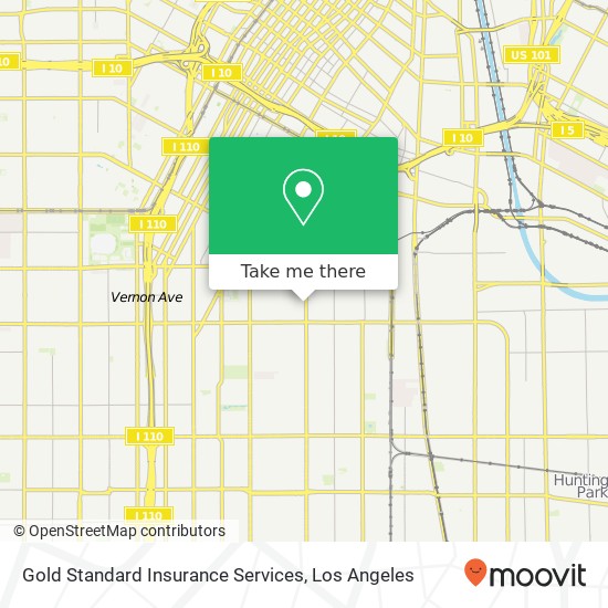 Mapa de Gold Standard Insurance Services