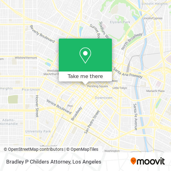 Mapa de Bradley P Childers Attorney
