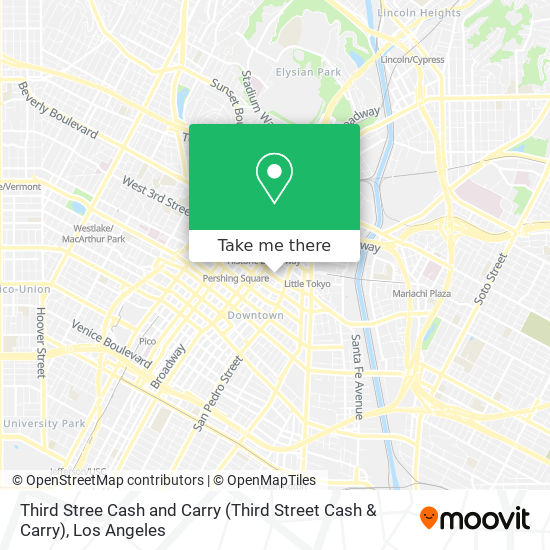 Mapa de Third Stree Cash and Carry (Third Street Cash & Carry)