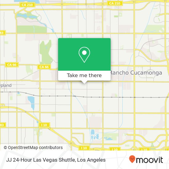Mapa de JJ 24-Hour Las Vegas Shuttle