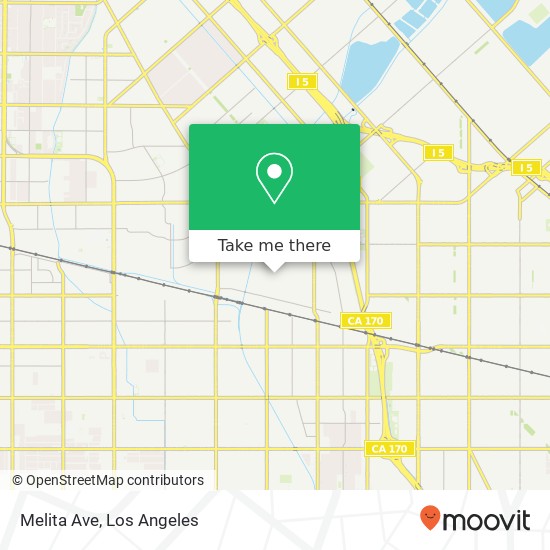 Melita Ave map