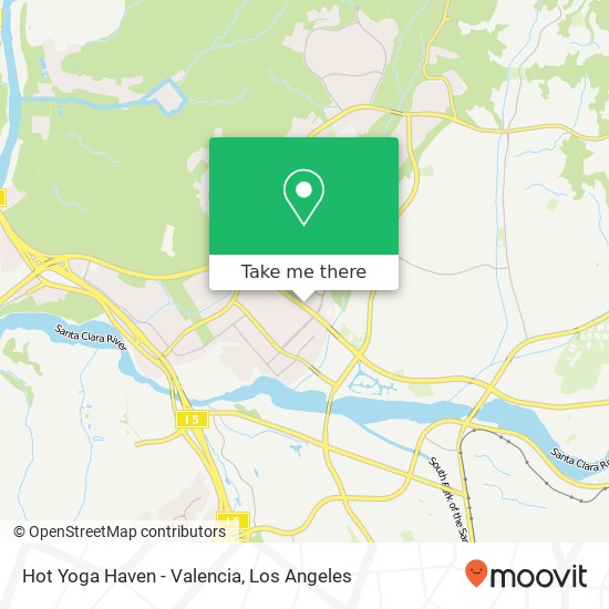 Hot Yoga Haven - Valencia map