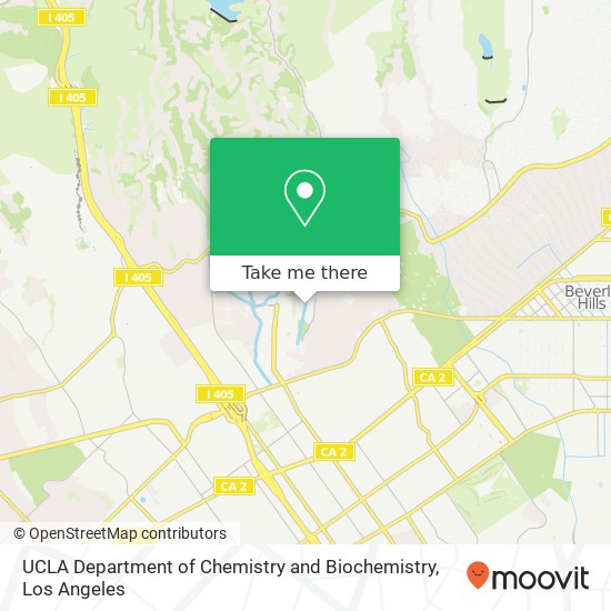 UCLA Department of Chemistry and Biochemistry map