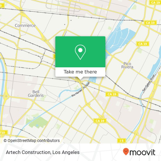 Artech Construction map