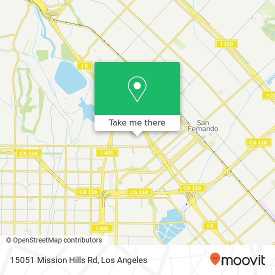 15051 Mission Hills Rd map