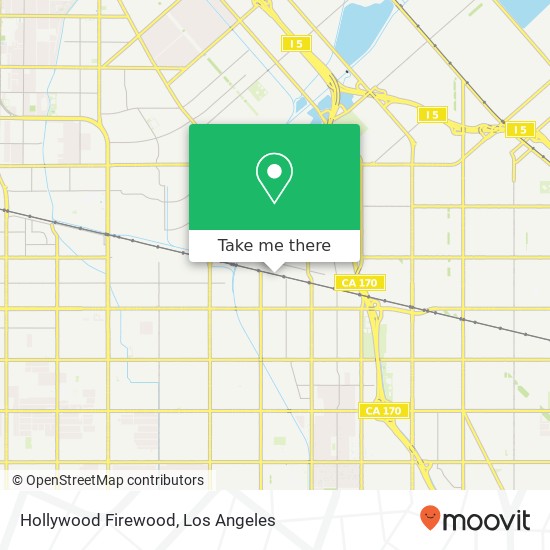 Hollywood Firewood map