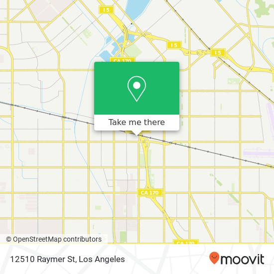 12510 Raymer St map