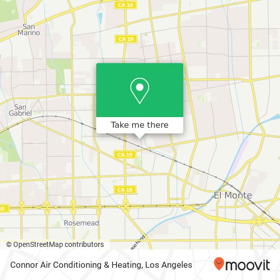 Mapa de Connor Air Conditioning & Heating