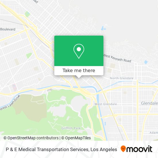 Mapa de P & E Medical Transportation Services