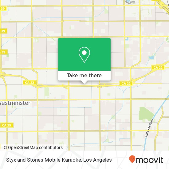 Styx and Stones Mobile Karaoke map