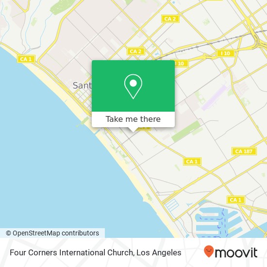Four Corners International Church map