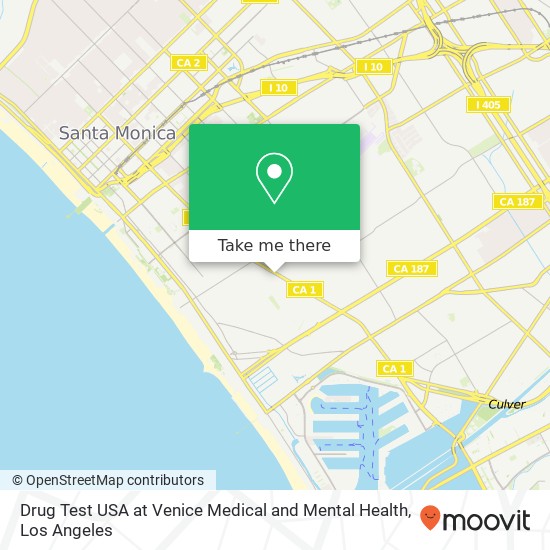 Drug Test USA at Venice Medical and Mental Health map