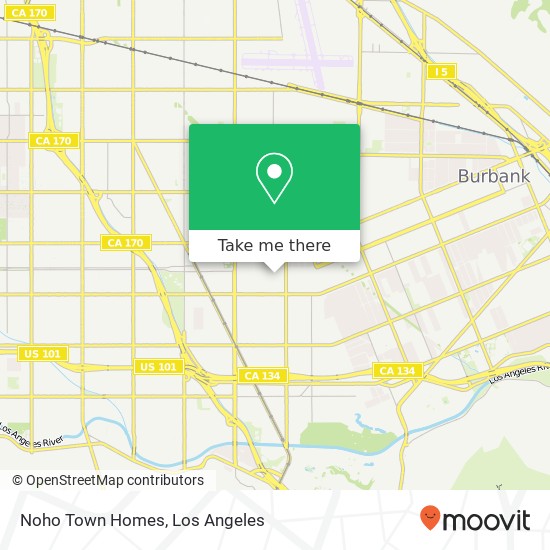 Noho Town Homes map