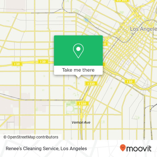 Mapa de Renee's Cleaning Service