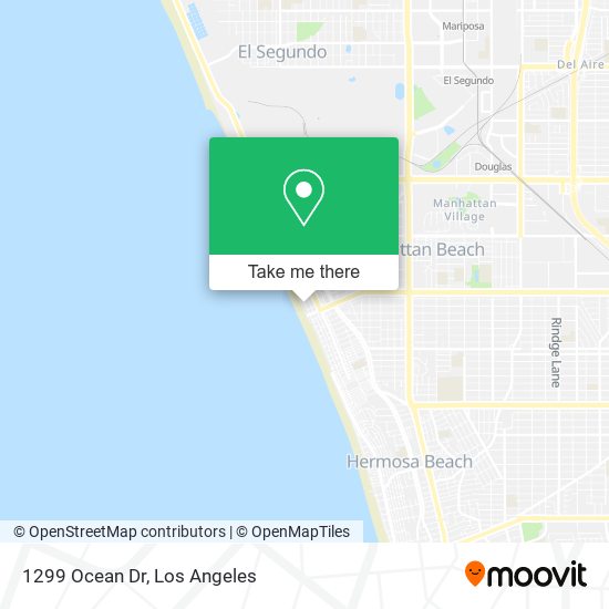 Mapa de 1299 Ocean Dr