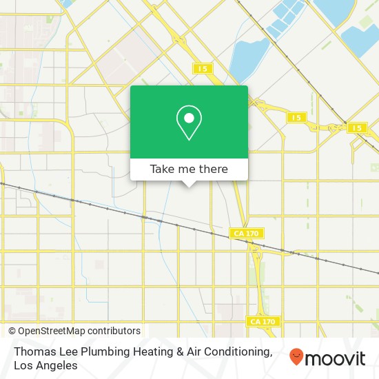 Thomas Lee Plumbing Heating & Air Conditioning map