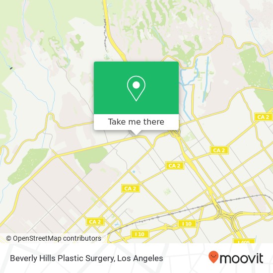 Mapa de Beverly Hills Plastic Surgery