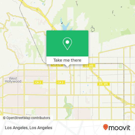 Los Angeles map