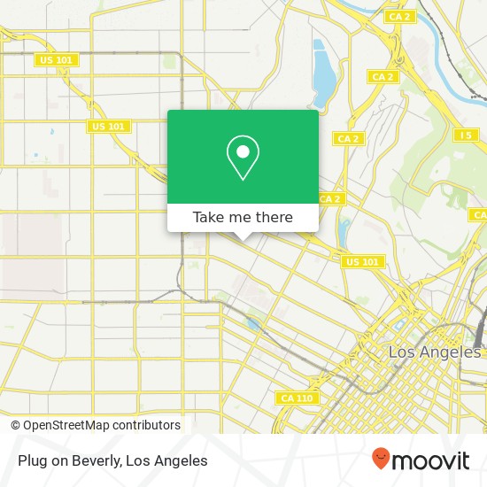Plug on Beverly map