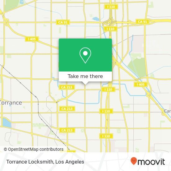 Mapa de Torrance Locksmith