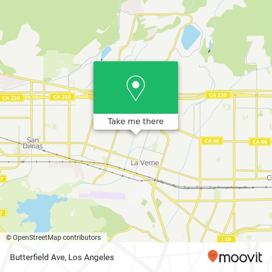 Mapa de Butterfield Ave