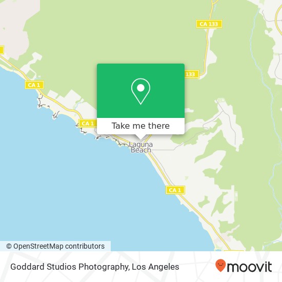 Goddard Studios Photography map