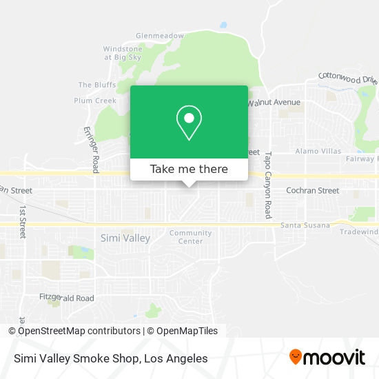 Simi Valley Smoke Shop map