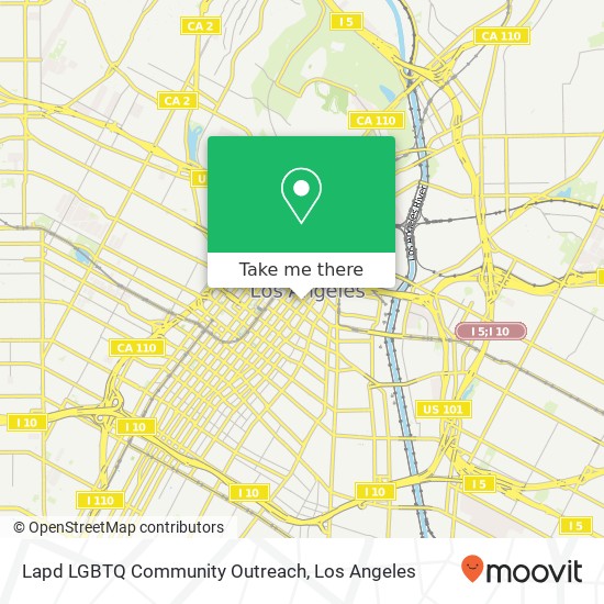 Lapd LGBTQ Community Outreach map