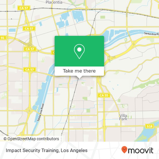 Impact Security Training map