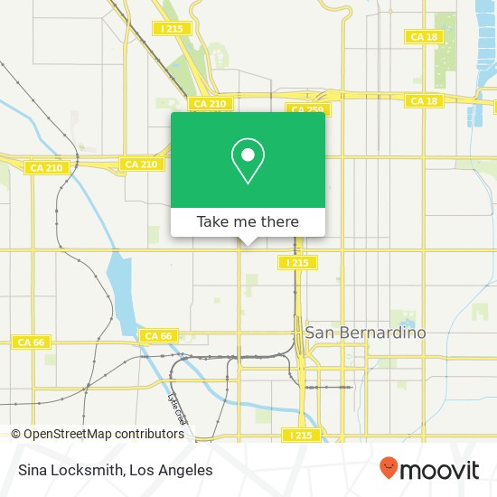 Sina Locksmith map