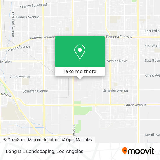 Long D L Landscaping map