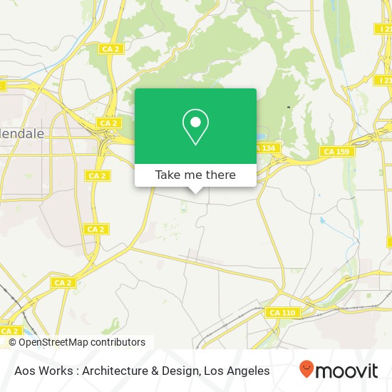 Mapa de Aos Works : Architecture & Design