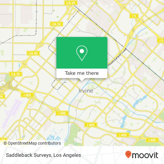 Saddleback Surveys map