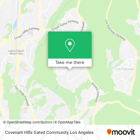 Covenant Hills Gated Community map