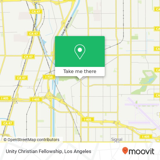 Mapa de Unity Christian Fellowship