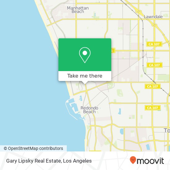 Mapa de Gary Lipsky Real Estate