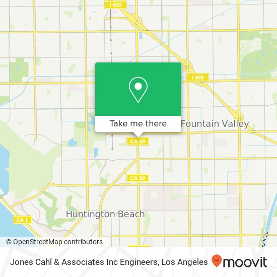Jones Cahl & Associates Inc Engineers map