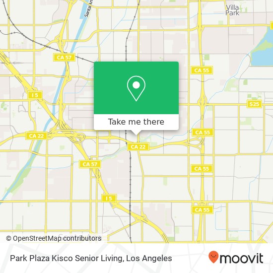 Mapa de Park Plaza Kisco Senior Living