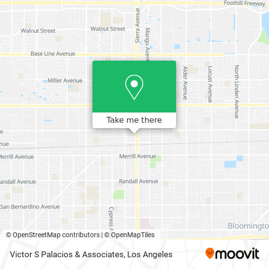Victor S Palacios & Associates map