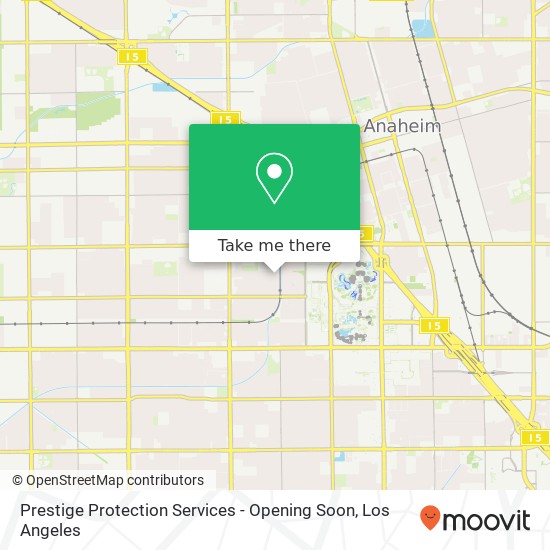 Prestige Protection Services - Opening Soon map