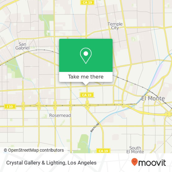 Mapa de Crystal Gallery & Lighting