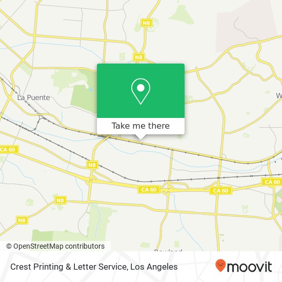 Crest Printing & Letter Service map