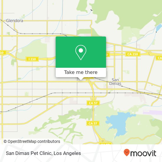 San Dimas Pet Clinic map