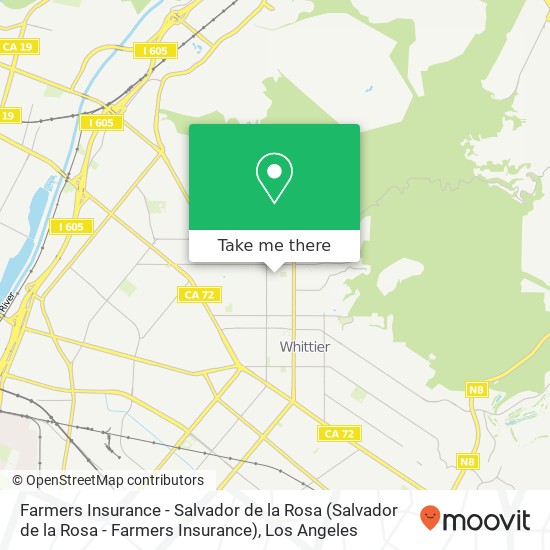 Farmers Insurance - Salvador de la Rosa map